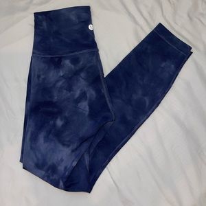 Lululemon Wunder Train Diamond Dye Leggings